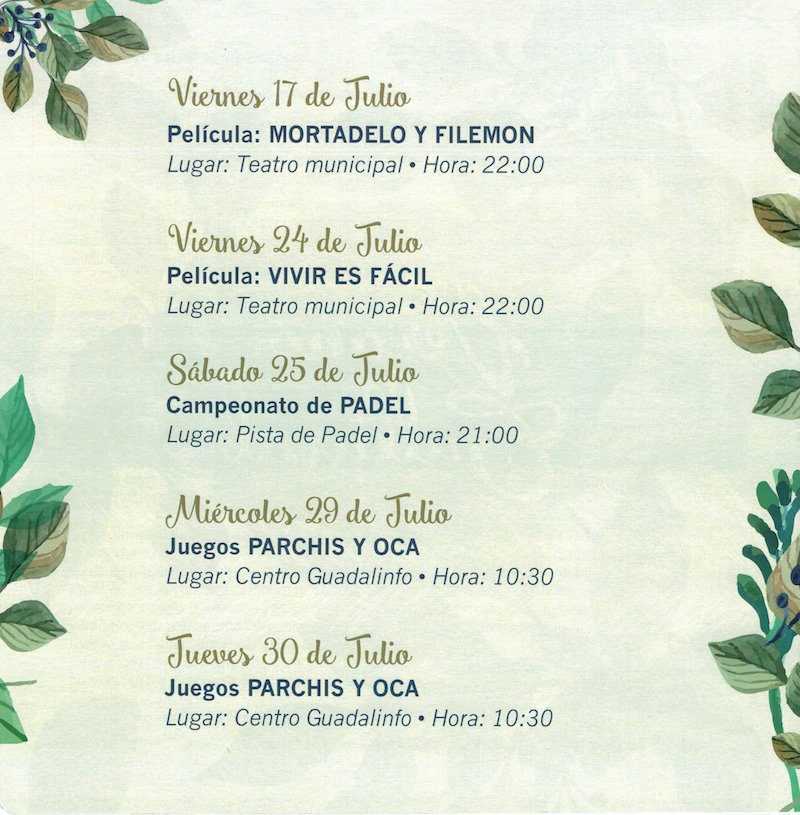 Programa cultural verano 2015 1