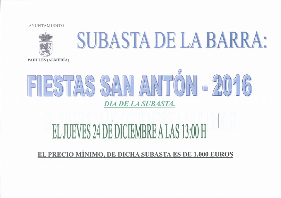 subasta barra san anton