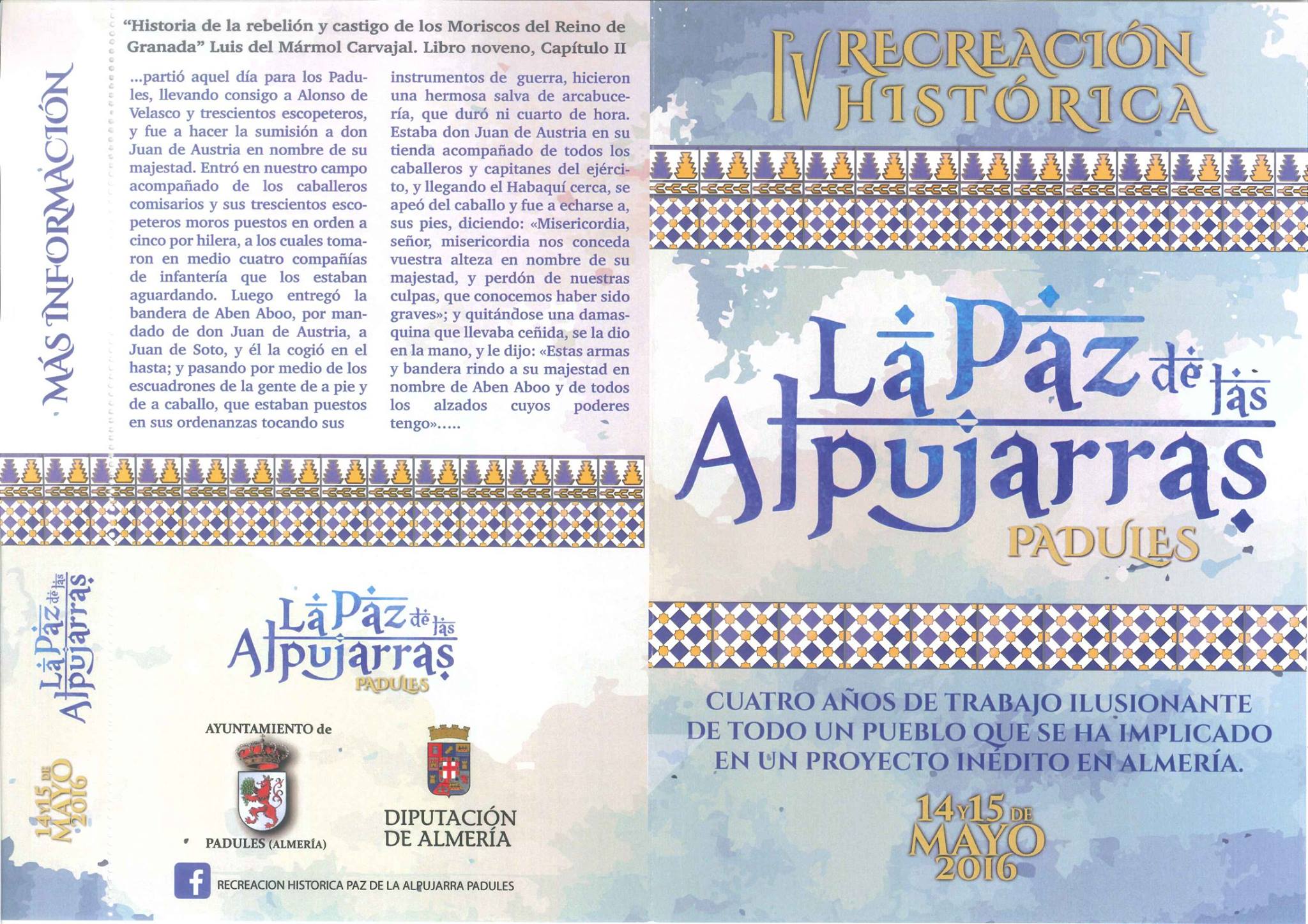IV Recreación historica padules 2016