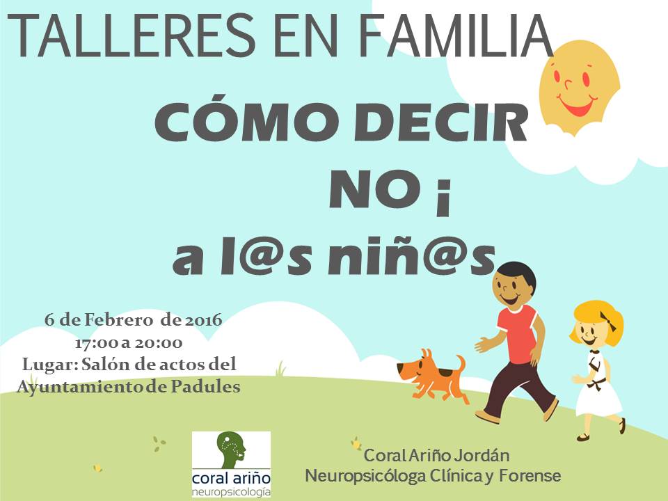 talleres en familia como decir no a los niños